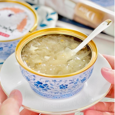 Купить Golden Osmanthus Tremella десерт травяной коллаген Веган питательный готовый к употреблению Функциональная еда Традиционное китайское оздоровление Производство в сети