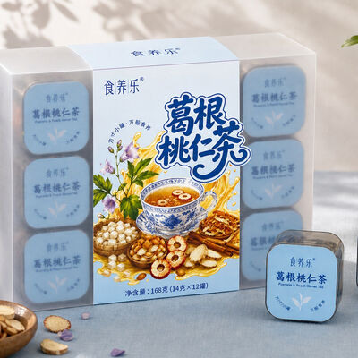 Хорошая цена FDA HALAL Circulation Support Tea  Kudzu & Peach Kernel Instant Herbal Blend онлайн