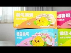 Персиковая жевательная резинка десерт Подарочная коробка